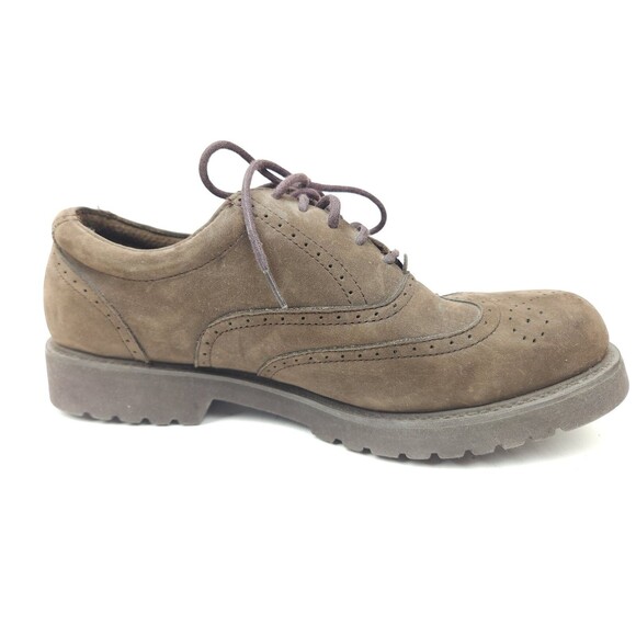 FRYE MEDFORD Men\'s Brown Leather Nubuck Wing Tip Oxfords 84220 Size US 10 M main image 9